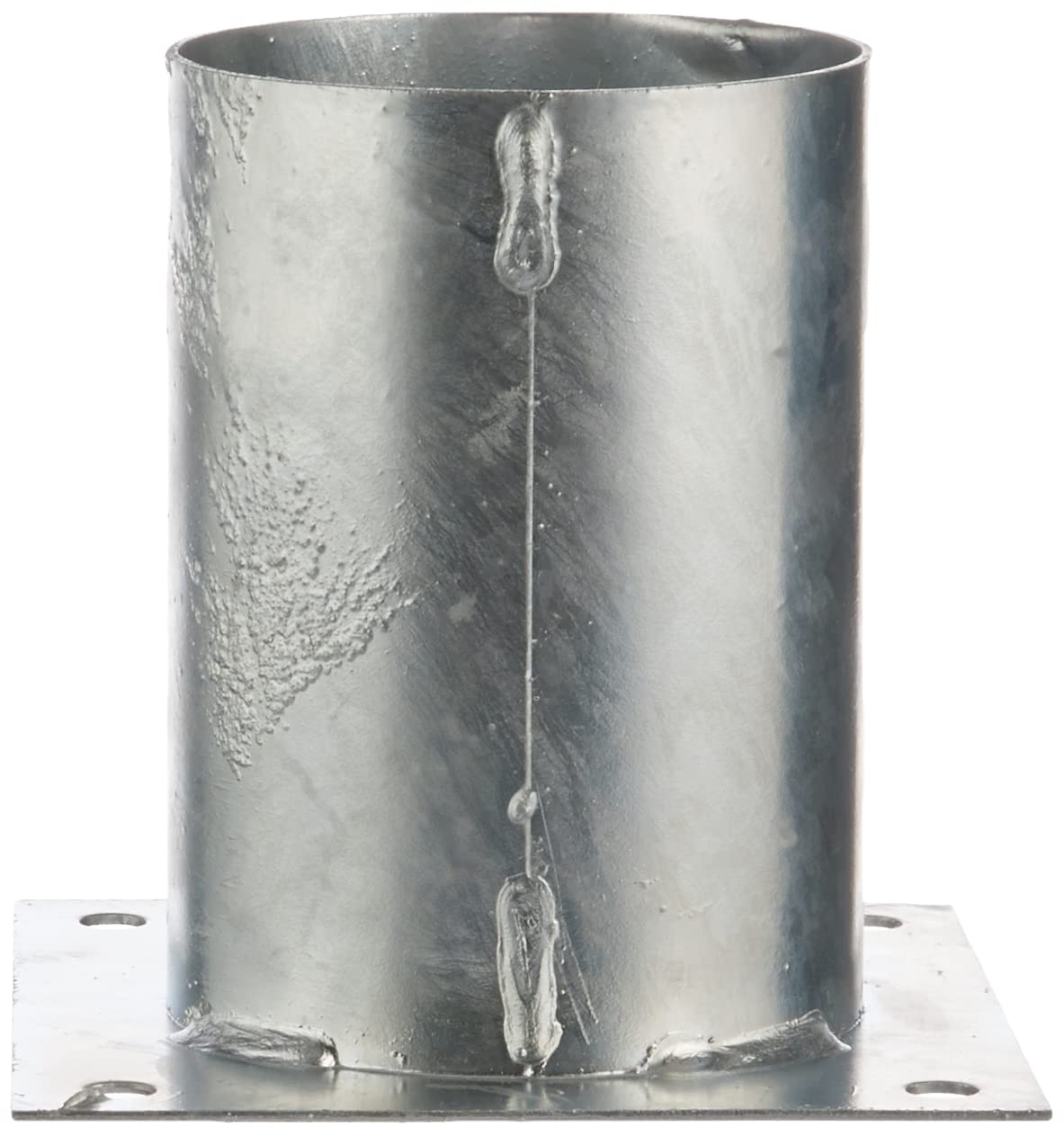 GAH-Alberts Screw-On Sleeve for Circular Wooden Posts Hot-Dip Galvanised Ø101 mm