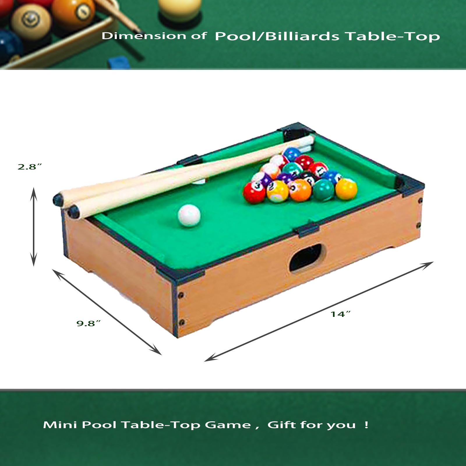 Mini Cat Pool Table Mua Hora de Lima Mini Pool Table for Kids Small Billiards Game Table ...