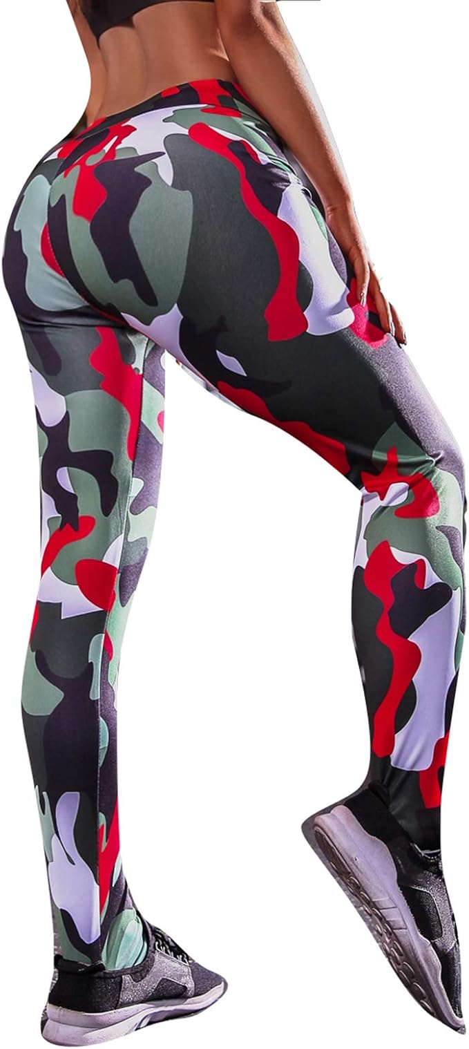 camo skinny joggers womens