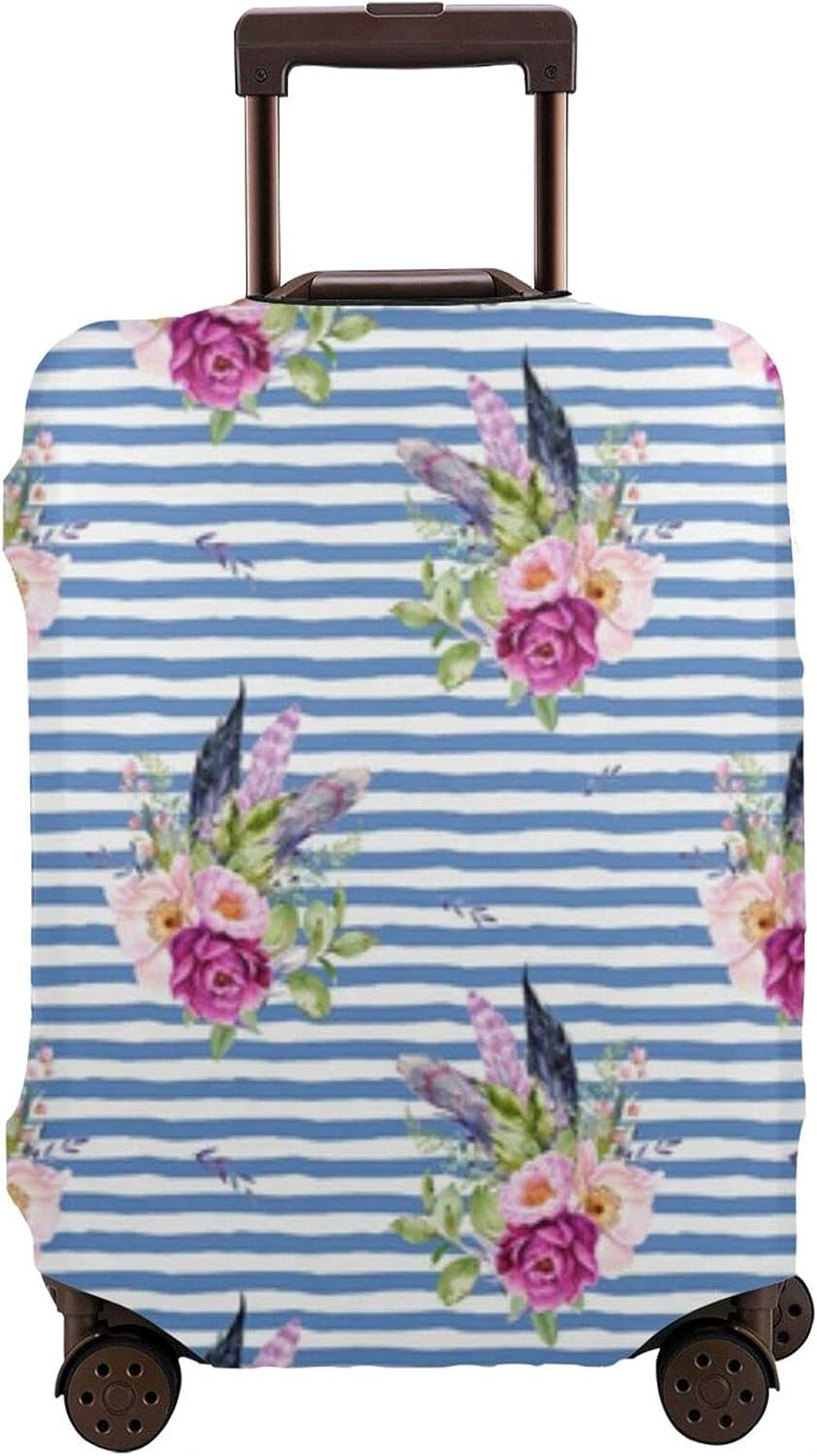 Lilac Boho Luggage lid flexible suitcase protective cover, with luggage tag 96X66 cm Amazon.co