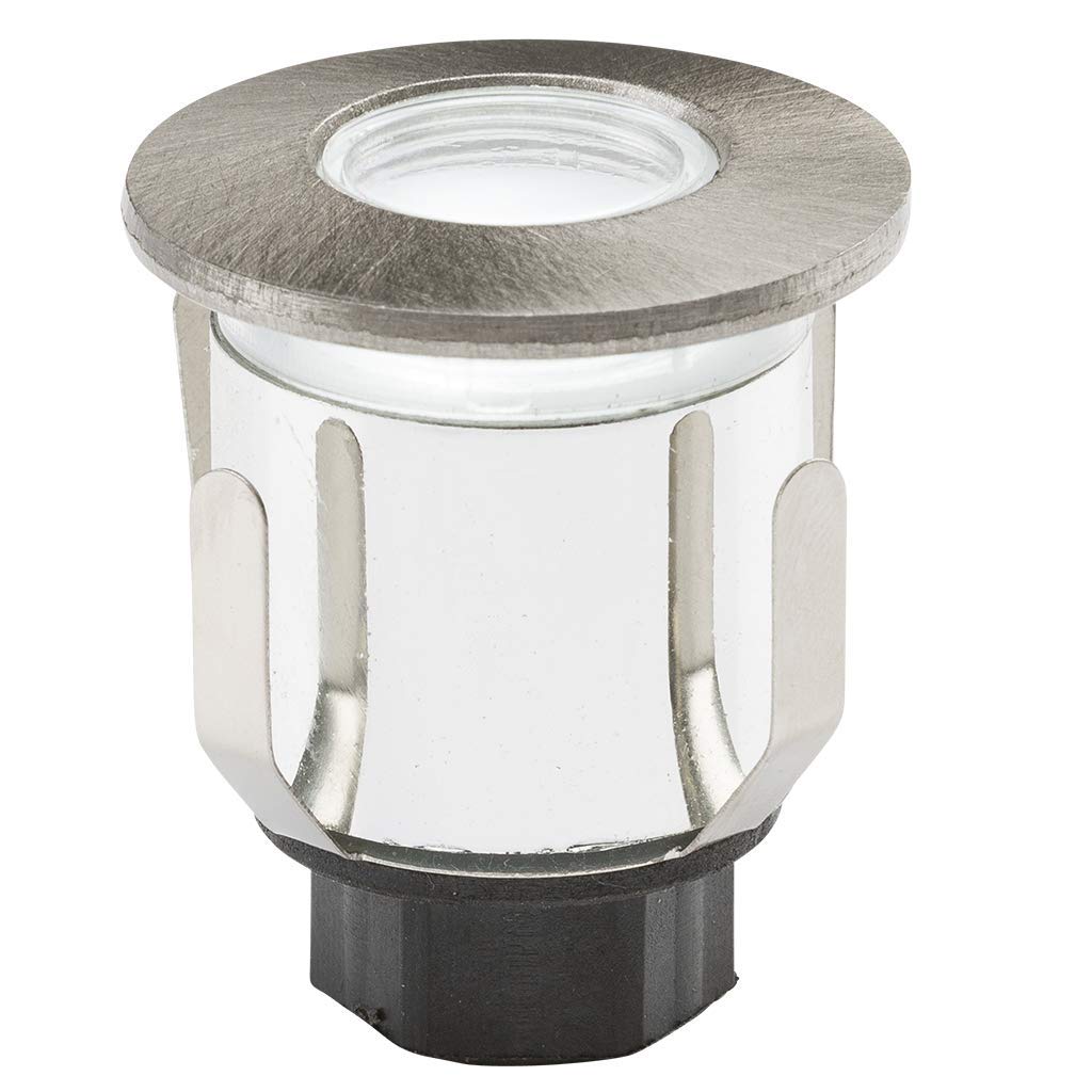 Knightsbridge Mini Ground Light, Metal, 0.6 W, White