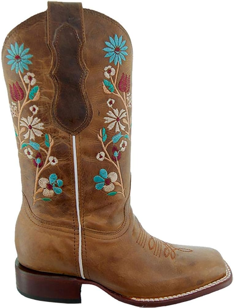 floral cowgirl boots