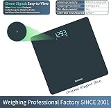 HOMEBUDS Digital Weight Scale 400lb/182kg Blue, 0.1lb Increments view 3