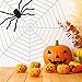 AmyHomie Giant Spider,Halloween Spiders Web,Best Halloween Decorations,Christmas Decor (1, White)