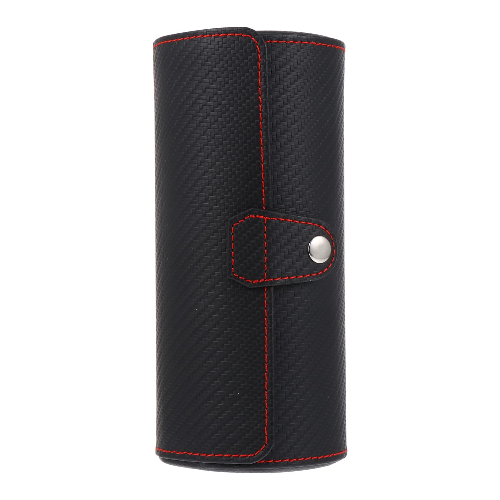 ifundom Watch Box Dislpay Box Organizer Portable 3 Slots Watch Display Box Vintage Watch Roll for Men and Women