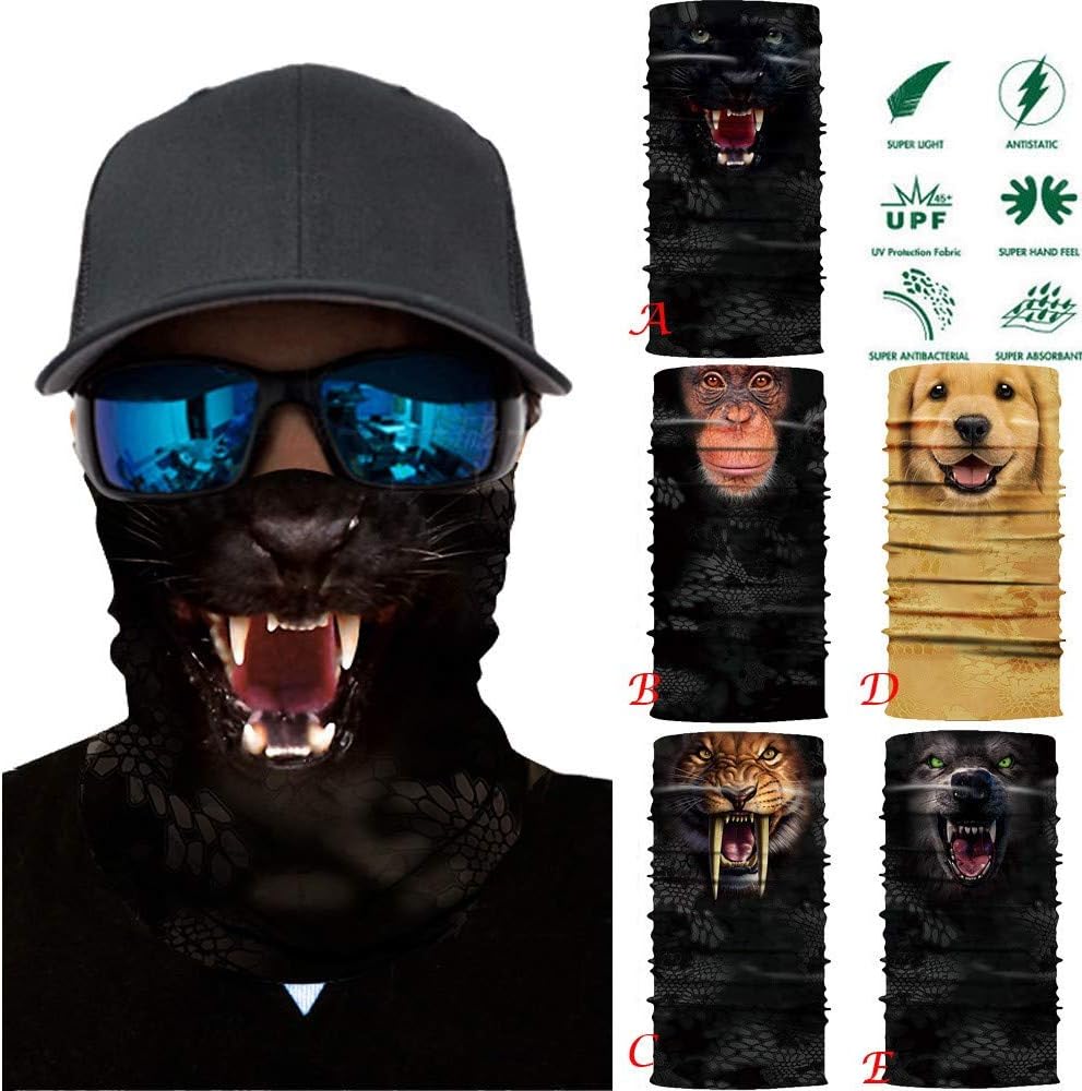 animal face neck gaiter