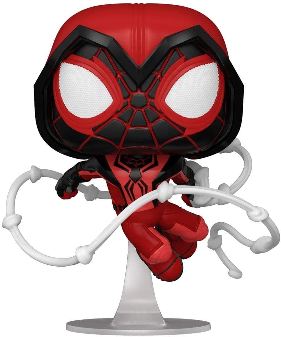 Funko Pop! Games: Miles Morales - Crimson Cowl Suit - Spider-man - Collectable Vinyl Figure - Gift Idea - Official Merchandise - Toys for Kids & Adults - Video Games Fans