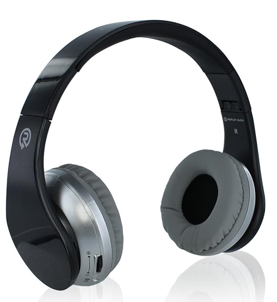 Replay Audio High-Performance Bluetooth 3.0 Folding Stereo Headphones