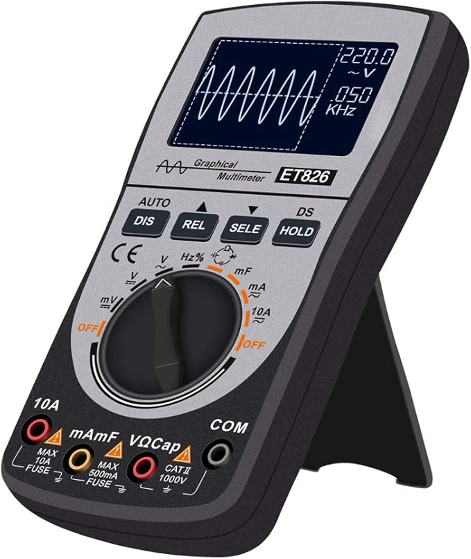 Oscilloscope Multimeter,Baugger 2in1 Intelligent Oscilloscope