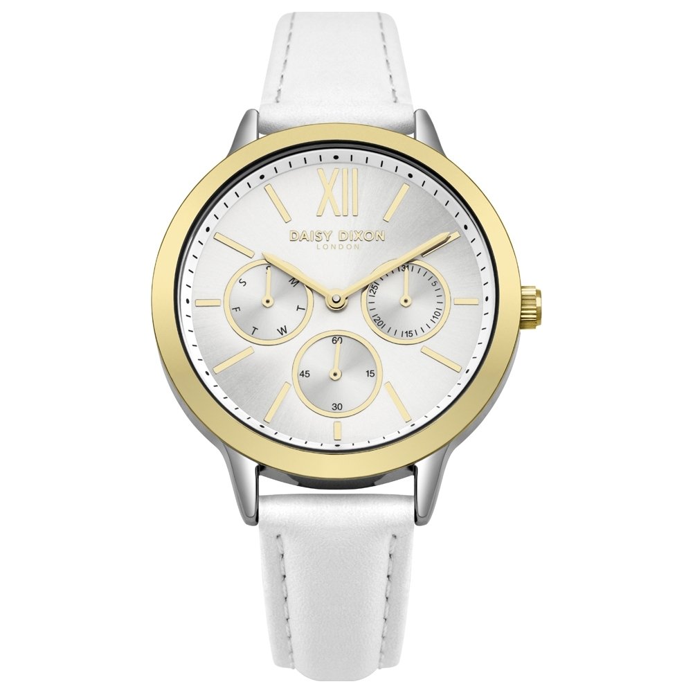 Daisy Dixon Womens Multi dial Quartz Watch with Leather Strap DD055WSG