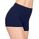 ALWAYS Women Yoga Shorts - Soft Stretch Athletic Running Dance Safety Pants