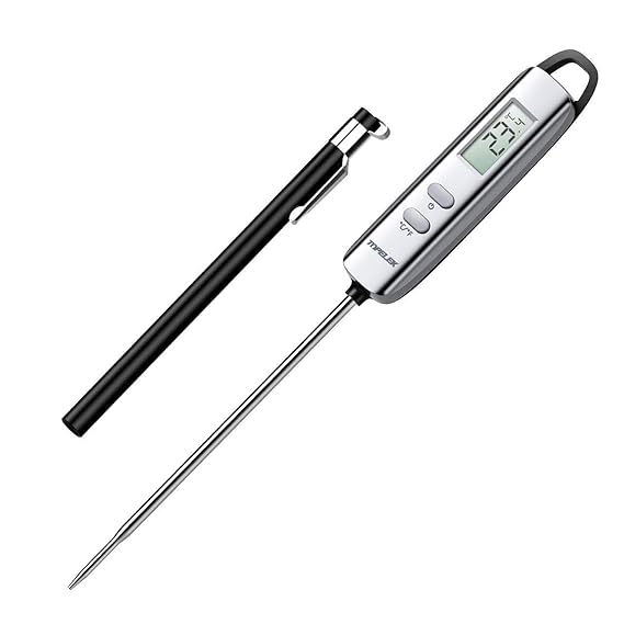 Grillthermometer TOPELEK Fleischthermometer Steakthermometer Küchenthermometer Milchthermometer Kerntemperatur Thermometer La