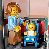 LEGO City Red Double-Decker Sightseeing Bus Toy 60407 with 5 Minifigures view 2