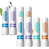 Nasal Stick 8 Pack, Nasal Sticks Boost Energy Set, Nose Inhaler Stick, Sinus & Congestion Relief, Daily Relaxation, Stress Relief, Better Breathing, 4 Scented, Cool Refreshing