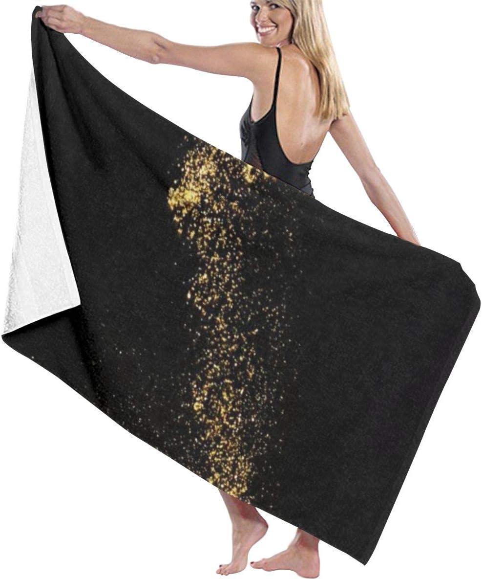 LSYSXZDZSWYX Rose Gold Marble Pattern Beach Towel,Soft Absorbent Bath Towel Hand Towel for Swim Sports Sunproof Beach,Summer Hawiia Quick Dry Towels Travel Towel for Bath,32x52inch