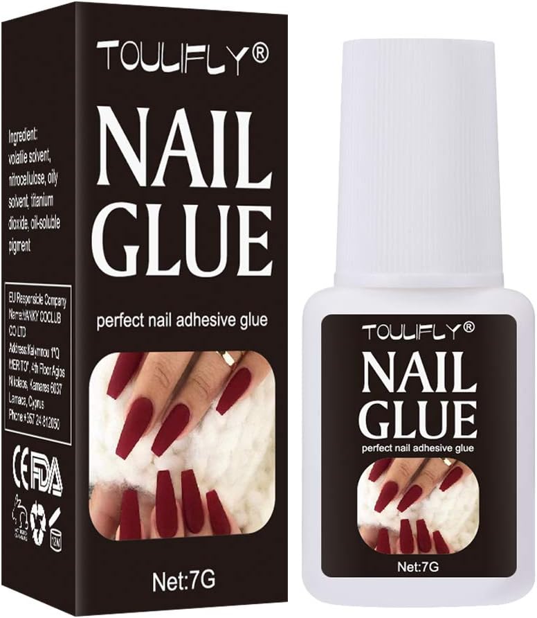 Nail Glue for Acrylic Tips,False Nail Glue,Glue on Nails for Women,Glue