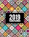 2019 Yearly Planner: Colorful Boho Mandala, 8.5