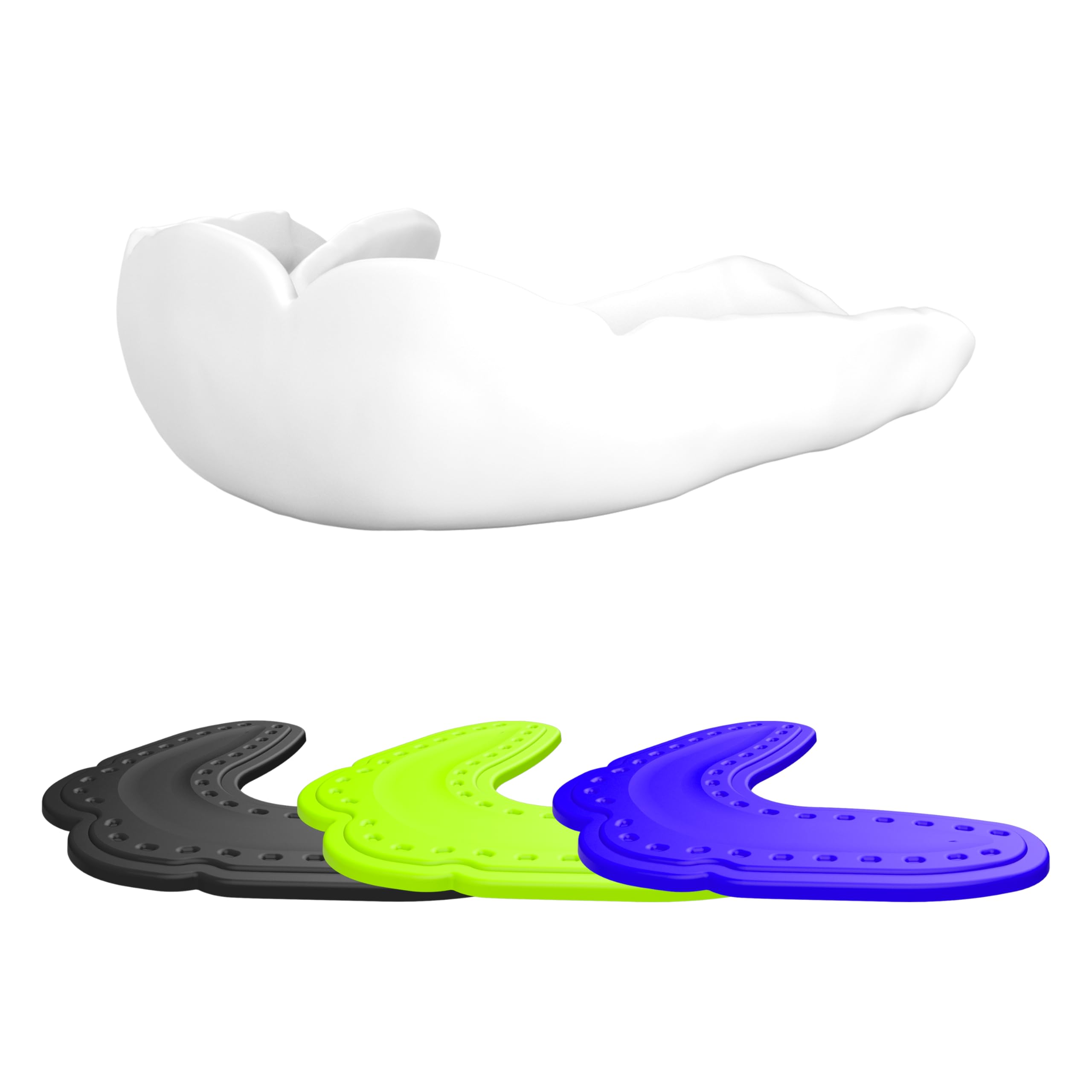 Shock Doctor Unisex's Ultra Microfit Mouthguard, White, Adult