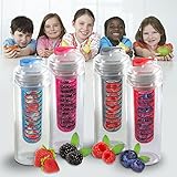 Water Bottle Infuser - Sport Fruit Infused Water Bottle 24 Ounce - Create Your Own Unique Flavored Water - Endless Options to Enjoy Your Water - Fun Easy and Delicious Way to Ensure You Receive Your Daily Water Intake