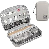 GOX Tech Pouch Accessories Case Organizer for Travel Small Electronics Bag | Cord Organizer for Travel, Electronics travel Organizer Travel Case, Mouse and Charger Pouch