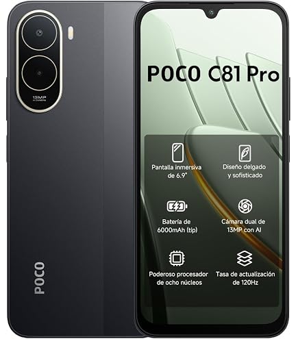 Amazon.com: Poco C75 4G LTE GSM (128GB + 6GB) 50MP Triple Camera