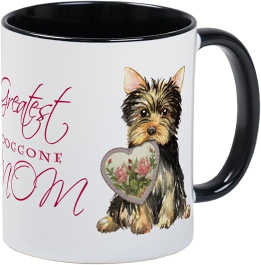 yorkie mom mug