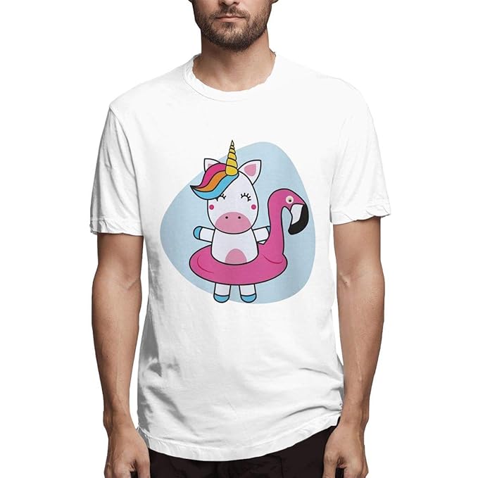 maglietta con fenicotteri