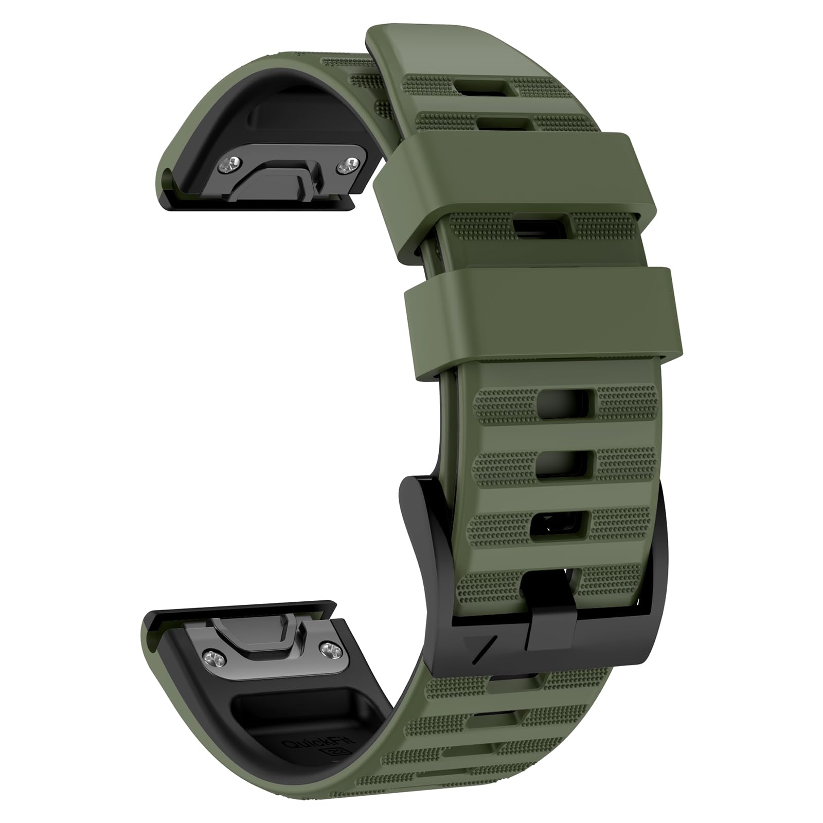 OVERSTEP Strap for Fenix 6X, 26 mm Silicone Wristband for Fenix7X Pro/Fenix 7X/Fenix 6X/6X Pro Fenix 5X/5X Plus Fenix 3/3 HR