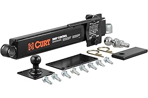 CURT 17200 Trailer Anti-Sway Bar Control Kit, Black