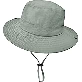Outdoor Kids Sun Hat UPF 50+ Quick Dry Foldable Bucket Hat Lightweight Adjustable Fishing Safari Hat for Girls and Boys