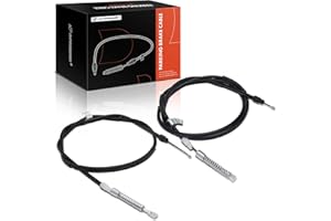 A-Premium Rear Side Parking Brake Cable Assembly Compatible with Chevrolet, GMC Models: Silverado 2500 HD 2006-2009, Silverad