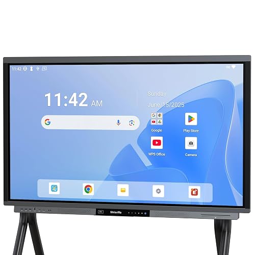 Shiarffe R9 4K Smart Board 55" Interactive Whiteboard, Ultra-Fast Octa ...