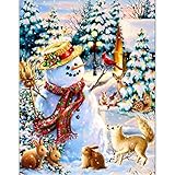 Elevin(TM) Christmas 5D DIY Rhinestone Diamond Embroid Painting counted Paint by Number Kits Cross Stitch