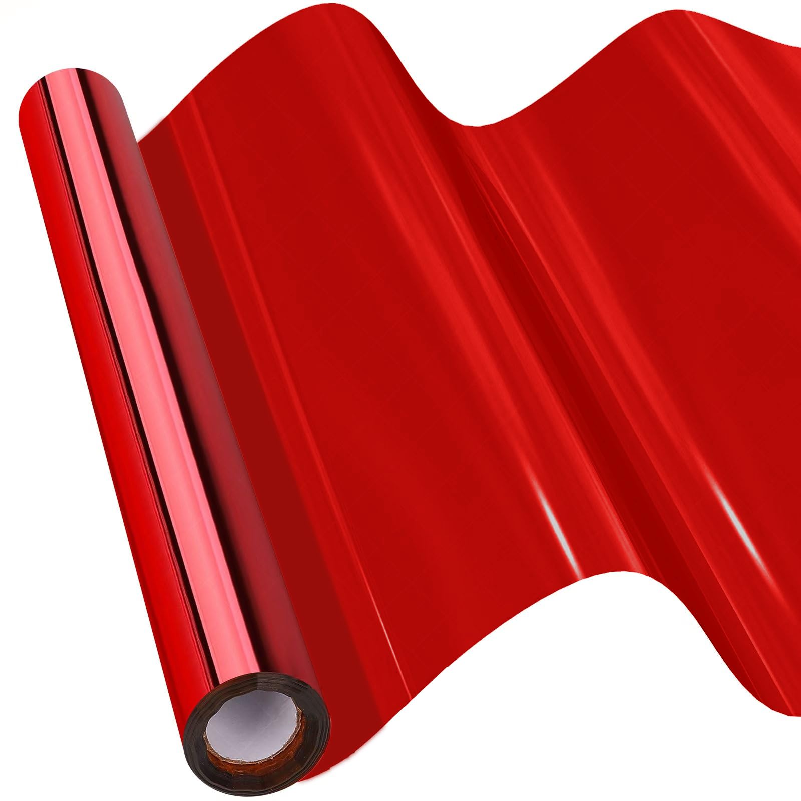 Photo 1 of Vanhench Red Cellophane Wrapping Paper, 16" x 100' 3Mil Flower Floral Wrap Paper for Bouquet, Waterproof Flower Wrap for Birthday, Wedding Gift Wrapping