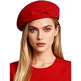 Wedding Hats for Women Vintage Wool Felt Berets Ladies Pearl Fascinator Autumn Winter Cap Bow Church Fedoras