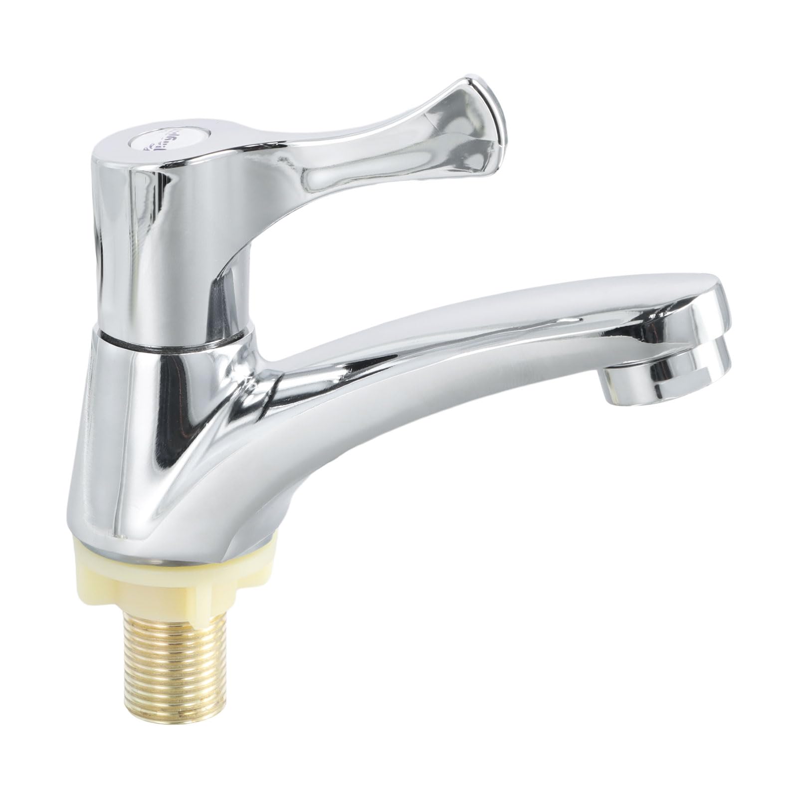 Single Cold Water Tap, Zinc Alloy Faucet, Modern Style Bathroom Taps, Taps for Bathroom Basin, Basin Use Accessories Perfect for Kitchens, Bathrooms, and Laundry Rooms