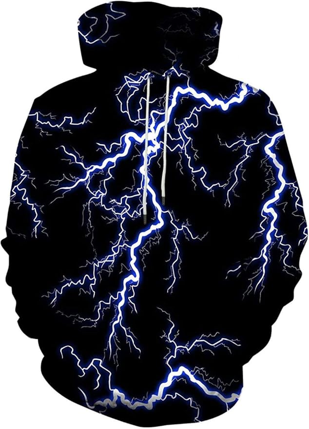 Unisex Graphic Hoodies 3D Cool Design Print Colorful Hooded Sweatshirt