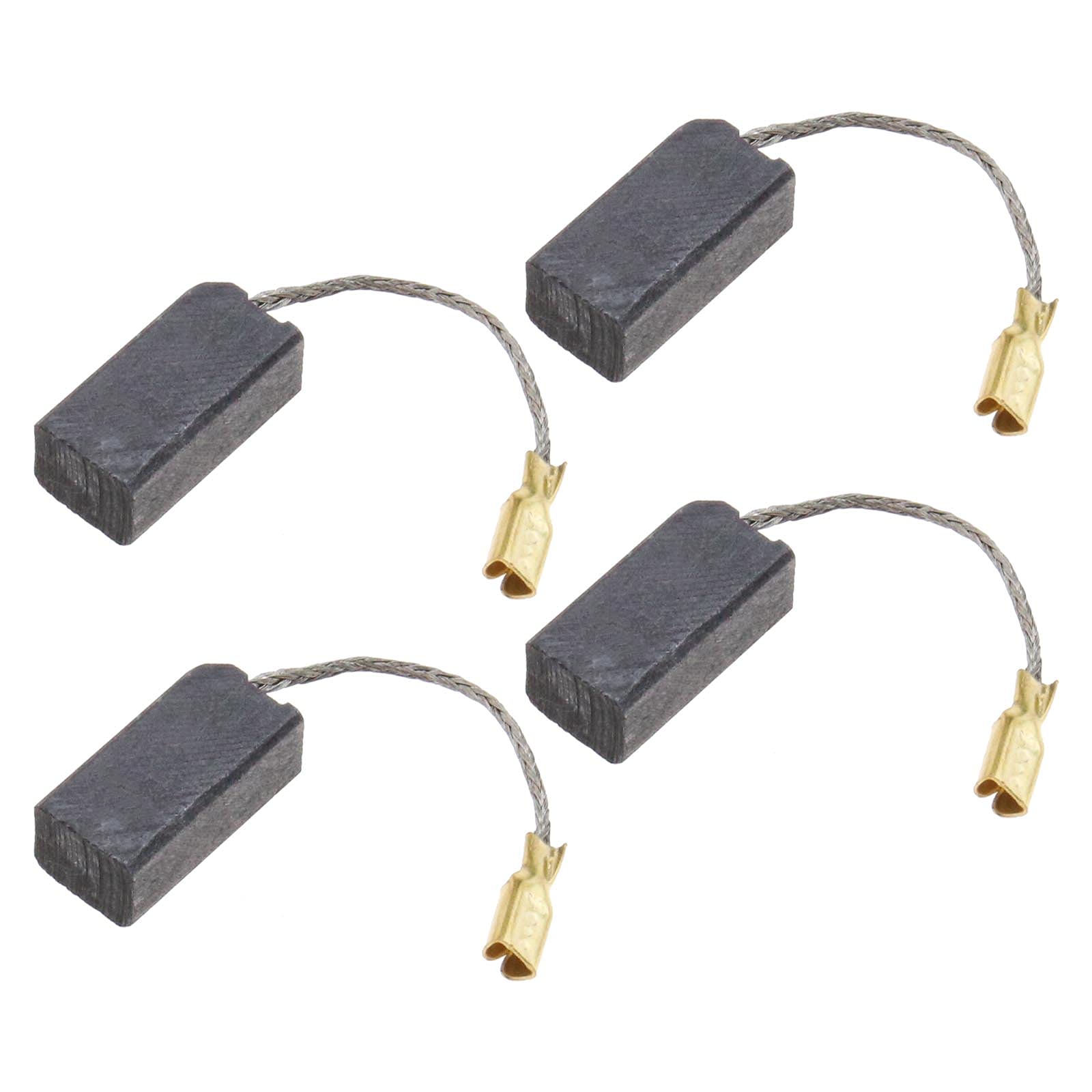 OTOTEC 2 Pairs of Carbon Brushes 16x8x6.3mm with Auto Cut-Off Compatible with Flex GE5 GE5R GSE5R Replacement Spare Parts