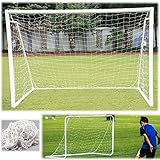 aokur 6x4FT Outdoor Indoor Football Soccer Goal Post Net for Kids Junior Backyard Training Practise 1PC (Net Only)