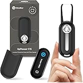 QicoBay UpFlosser C1S Reusable Auto-Restringing Flosser with Replaceable Floss Capsule, Quick & Deep Clean, Portable On-The-Go Flosser, Recyclable Zero-Waste Design, Super Mint (Abyss Black)