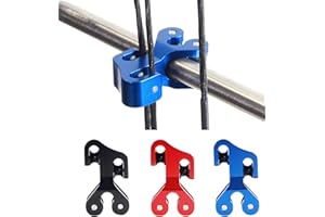 FENJANER Compound Bow Cable Slide - Bow String Splitter Roller Glide - Bowstring Cable Guide for Smooth & Silent Hunting Shooting, Durable Bow String Rollers for Enhanced Arrow Speed & Accuracy