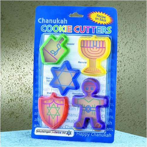 Chanukah Cookie Cutters 5 Shaped Cutters the best products in amz with coupon Baking Tools