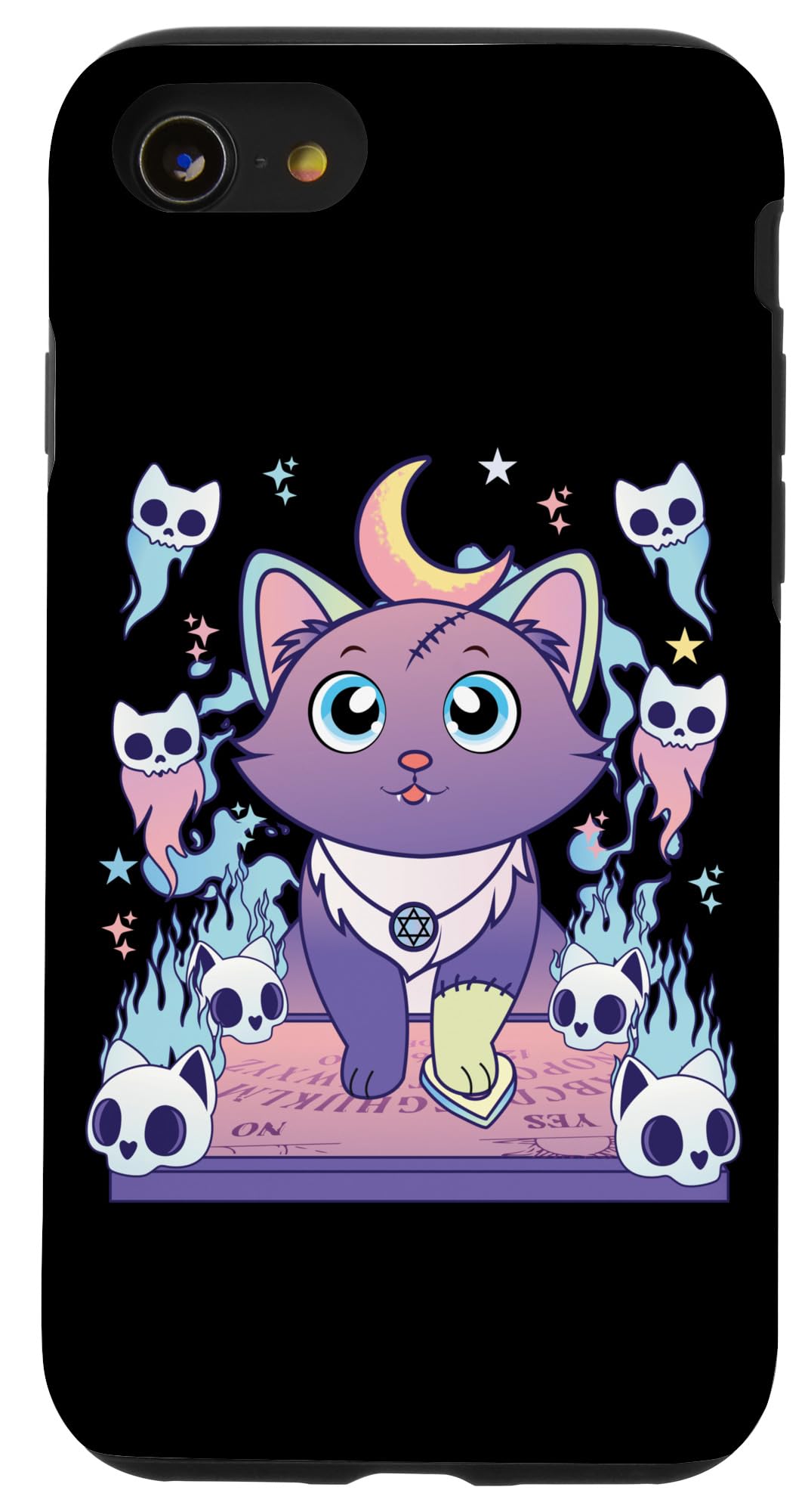 iPhone SE (2020) / 7 / 8 Ouija Cat Cute Kawaii Occult Satanic Pastel Gothic Case