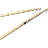 ProMark Drum Sticks - Classic Attack 5A Shira Kashi Oak Drumsticks, Oval Wood Tip, One Pair