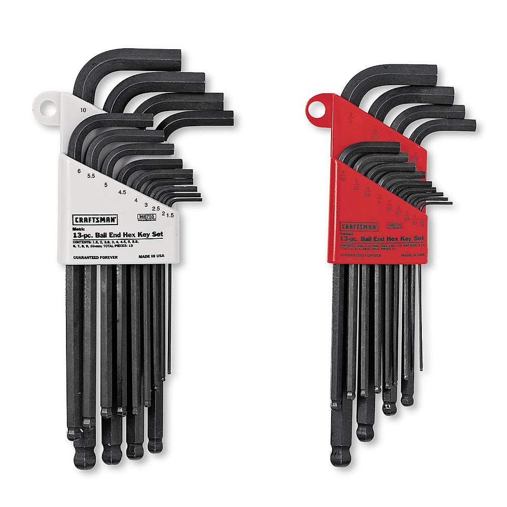 Craftsman 9-46274 Standard and Metric Ball End Hex