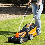 Yard Force 40V Cordless Lawn Mower 32cm Cutting Width 30L Bag 5 Heights view 9