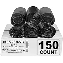 Genuine Joe Clear Trash Can Liners - 45 Gal Capacity - 40" Width X