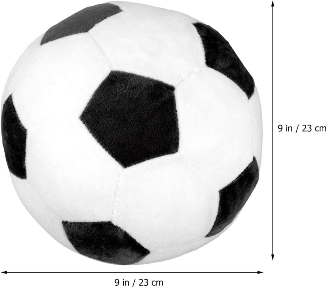 Toyvian Peluche de fútbol Relleno de Pelota de fútbol Almohada de ...