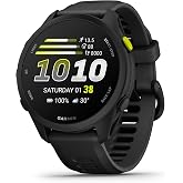 Garmin Forerunner&reg; 70, 43mm, Black | Beginner-Level Running Smartwatch, Pace, Distance and Heart Rate, Daily Suggested Workouts, Adaptive Training Plans
