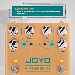 JOYO Dual Crunch Pure Analog Circuit Overdrive